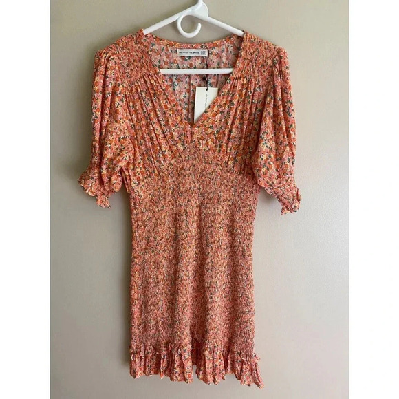 Faithfull The Brand NWT Margherita Mini Dress Sold out on Revolve Size US 6 - Picture 3 of 13
